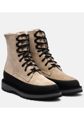 Le Monde Beryl x Diemme Dolomite suede combat boots