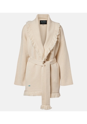 Alanui Finest fringed cashmere and cotton cardigan