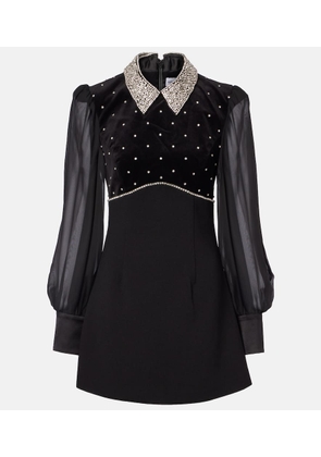 Rebecca Vallance Crystal-embellished minidress