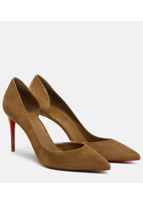 Christian Louboutin Iriza 85 suede pumps