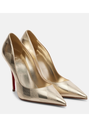 Christian Louboutin Miss Z metallic leather pumps