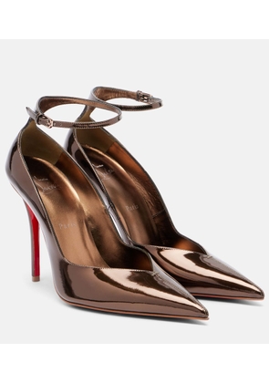 Christian Louboutin Erozee 100 patent leather pumps