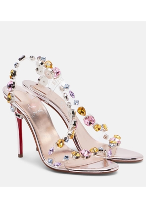 Christian Louboutin Rosa Z 100 embellished leather sandals