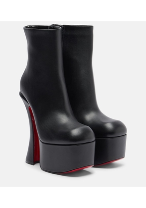 Christian Louboutin Aquabootie 160 leather platform ankle boots