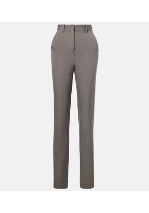 Calvin Klein Collection Lucia high-rise wool slim pants