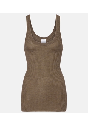 Calvin Klein Collection Ella ribbed-knit wool tank top