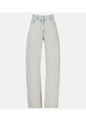 Calvin Klein Collection Mid-rise wide-leg jeans
