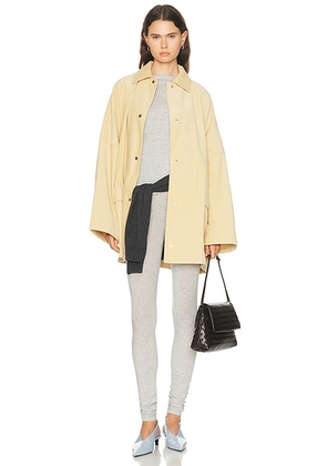 Toteme Cord Overshirt Jacket in Beige - Beige. Size L (also in M, S, XS).