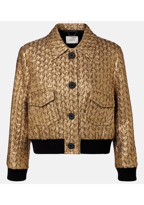Dorothee Schumacher Golden Hour cropped blouson jacket