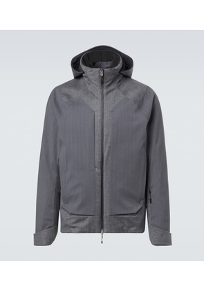 Sease Trace 2.0 pinstripe down jacket