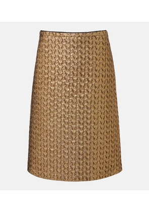 Dorothee Schumacher Golden Hour midi skirt