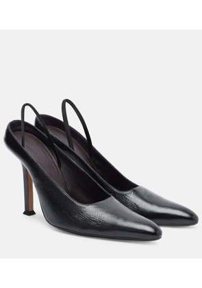 Calvin Klein Collection Suki leather slingback pumps