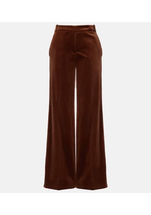 Dorothee Schumacher Elegance Softness velvet wide-leg pants