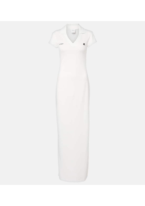 Courreges Logo polo dress