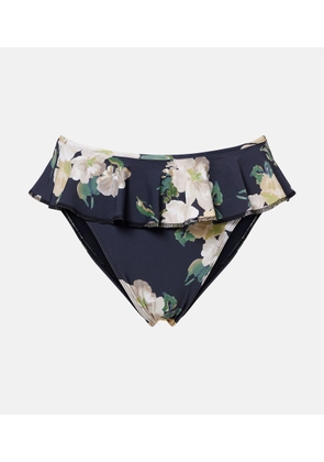 Montce Tamarindo Liz floral ruffled bikini bottoms