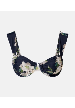 Montce Liz floral bikini top