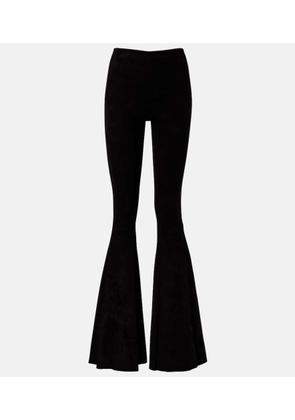 Stouls Cherilyn suede flared pants