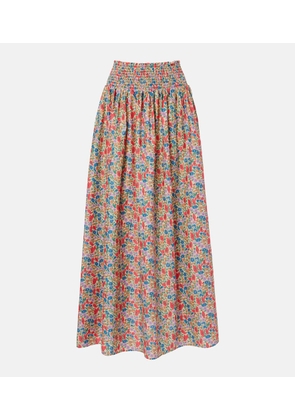 Montce Millie floral cotton maxi skirt