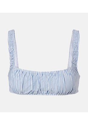 Montce Zoe striped bikini top