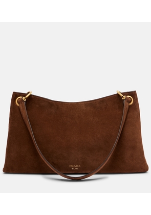 Prada Etude Large suede shoulder bag