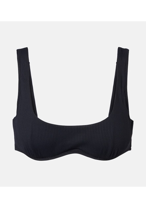 Montce Kaia ribbed-knit bikini top