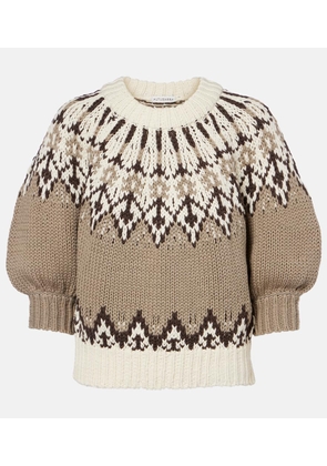 Altuzarra Marty Fair Isle cotton sweater