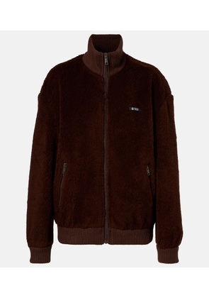 Prada Wool-blend fleece jacket