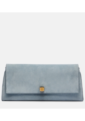 Khaite Audrey suede clutch
