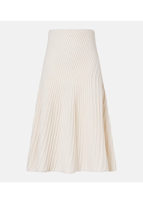 Alaia Wool and cashmere midi skirt