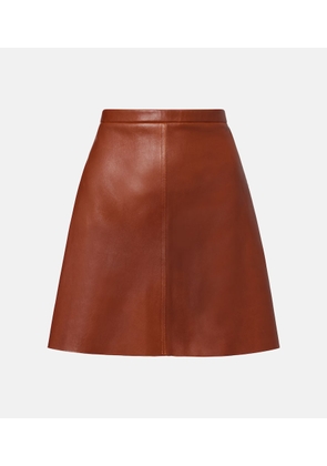 Stouls Lucie 22 leather miniskirt