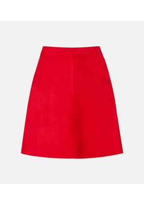 Stouls Lucie 22 suede miniskirt