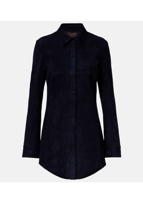 Stouls Geraldine suede shirt dress