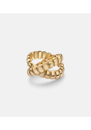 Pamela Zamore Orla X 18kt gold ring