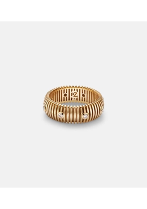 Pamela Zamore Clio Small 18kt gold ring with diamonds