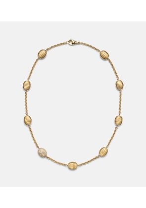 Pamela Zamore Isla Diamond Station 18kt gold (750/1000) necklace with diamonds