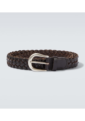 Studio Nicholson x Aaron Levine braided leather belt