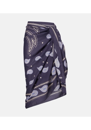 Johanna Ortiz Printed cotton beach cover-up