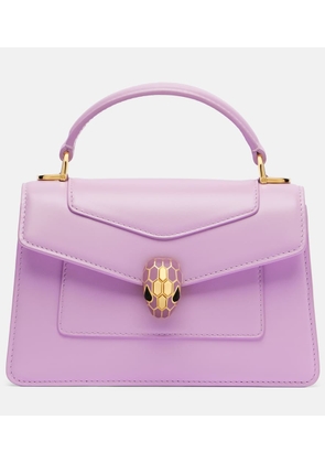 Bvlgari Serpenti Forever Mini leather top-handle bag