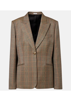 McQueen Country Check wool blazer