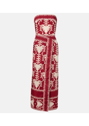 Johanna Ortiz Ancient Peru cotton wrap dress