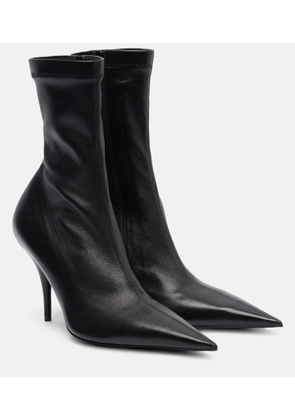 Balenciaga Avenue 90 leather ankle boots