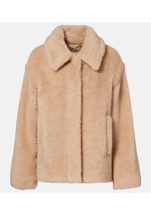 Max Mara Tritone cropped teddy jacket