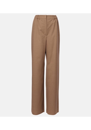 Max Mara Salpa virgin wool wide-leg pants