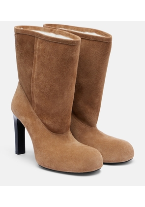 Balenciaga Fargo 80 suede ankle boots