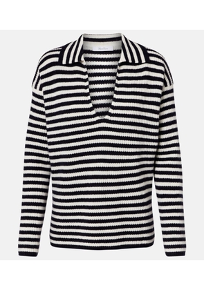 Max Mara Gomma striped cashmere top