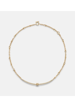 Spinelli Kilcollin Gravity Arc 18kt gold necklace with diamonds
