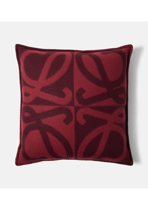 Loewe Anagram wool and cashmere cushion
