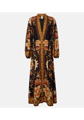 Farm Rio Majestic Garden maxi dress