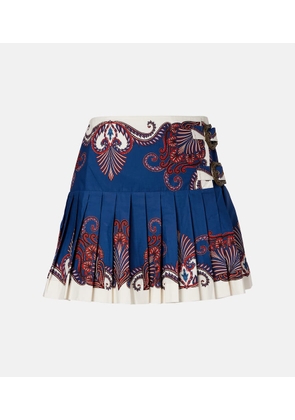 Farm Rio Arabesque Scarf cotton miniskirt