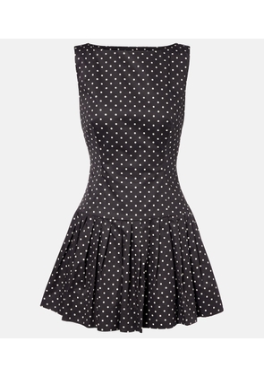 Same Polka-dot cotton poplin minidress